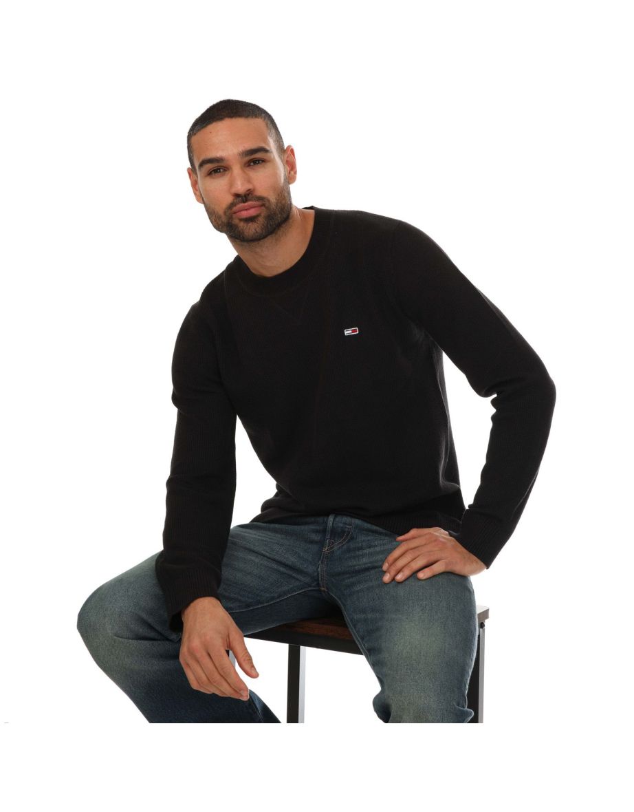 Men's Tommy Hilfiger Sweatshirt in Black - 3