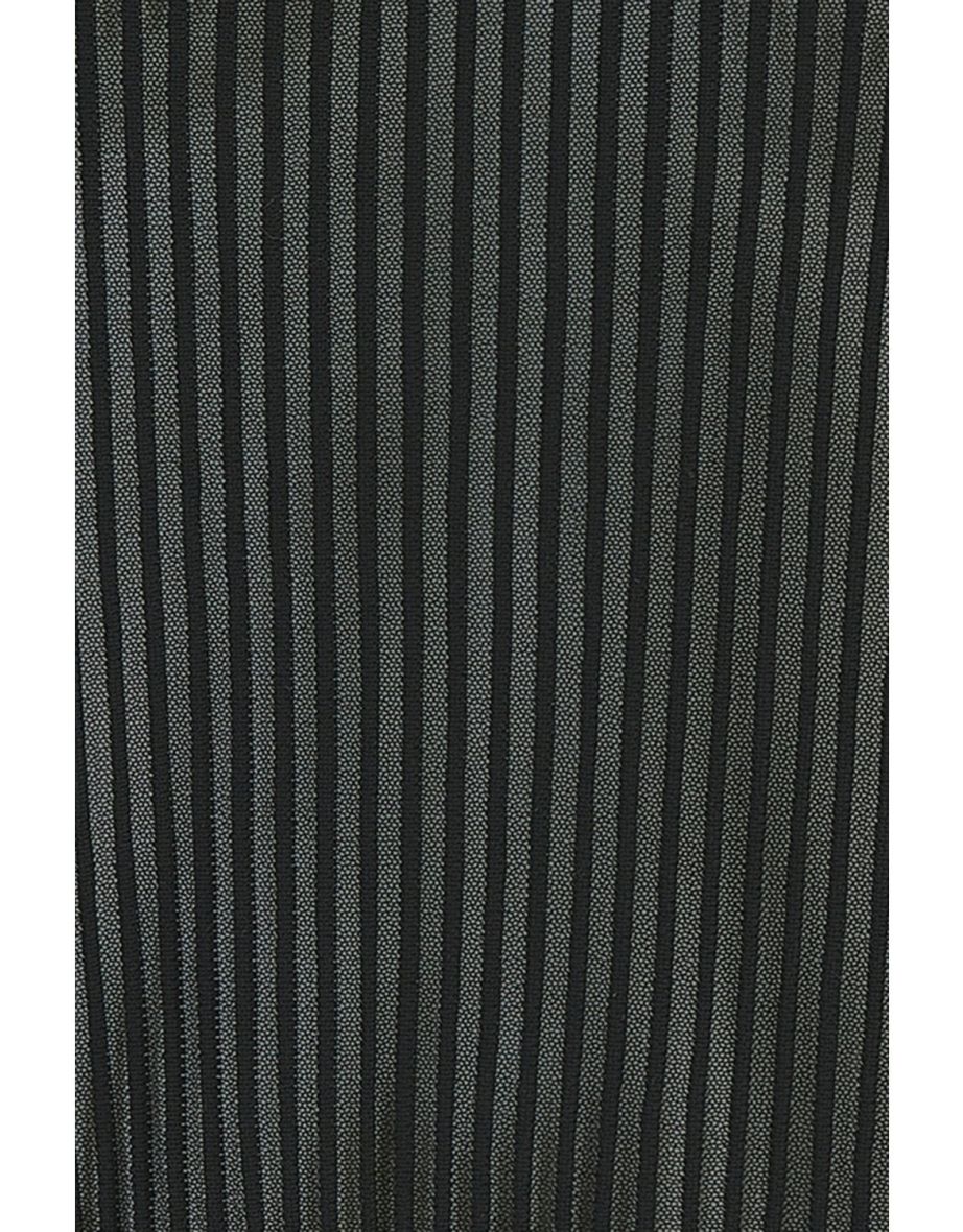 Yumi Black Sheer Roll Neck Jumper With Knitted Vest Top - 10
