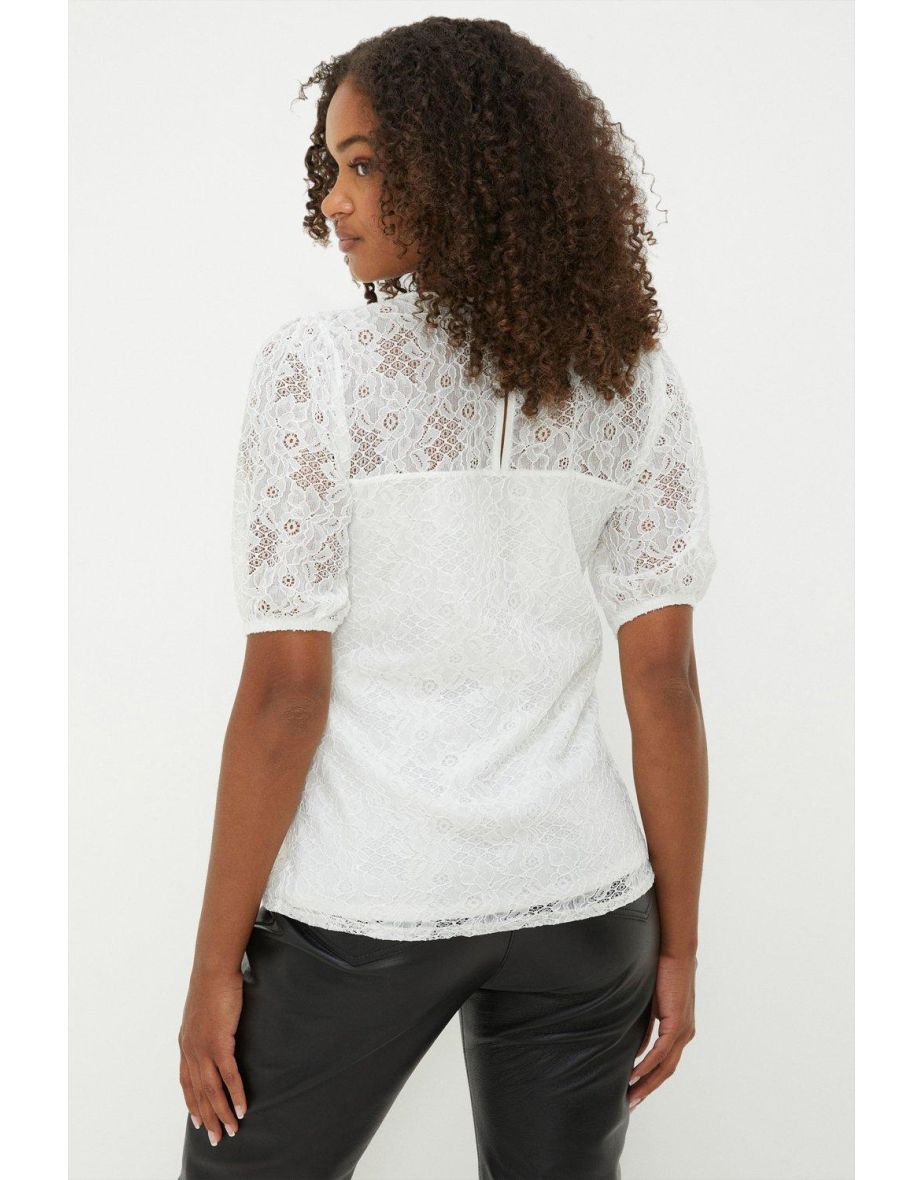 Tall White Lace Top - 2