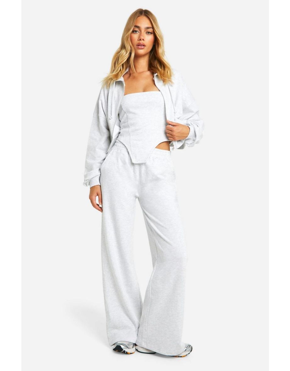 Corset Top 3 Piece Boxy Crop Hooded Tracksuit