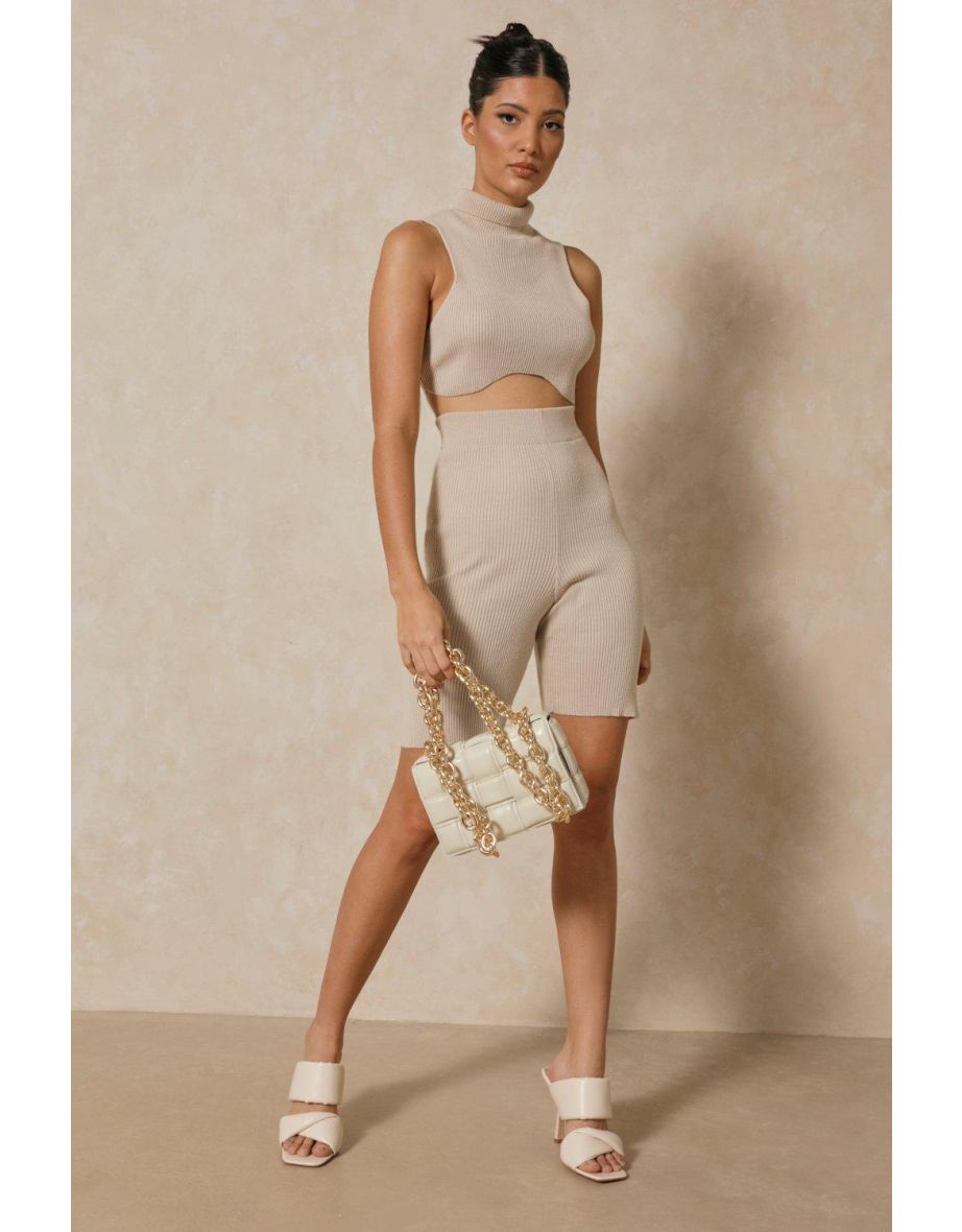 Knitted Under Boob Detail Co-ord