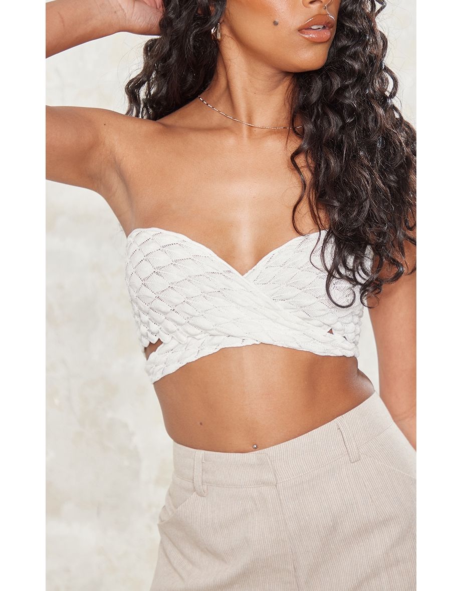 Textured Knitted Bralette