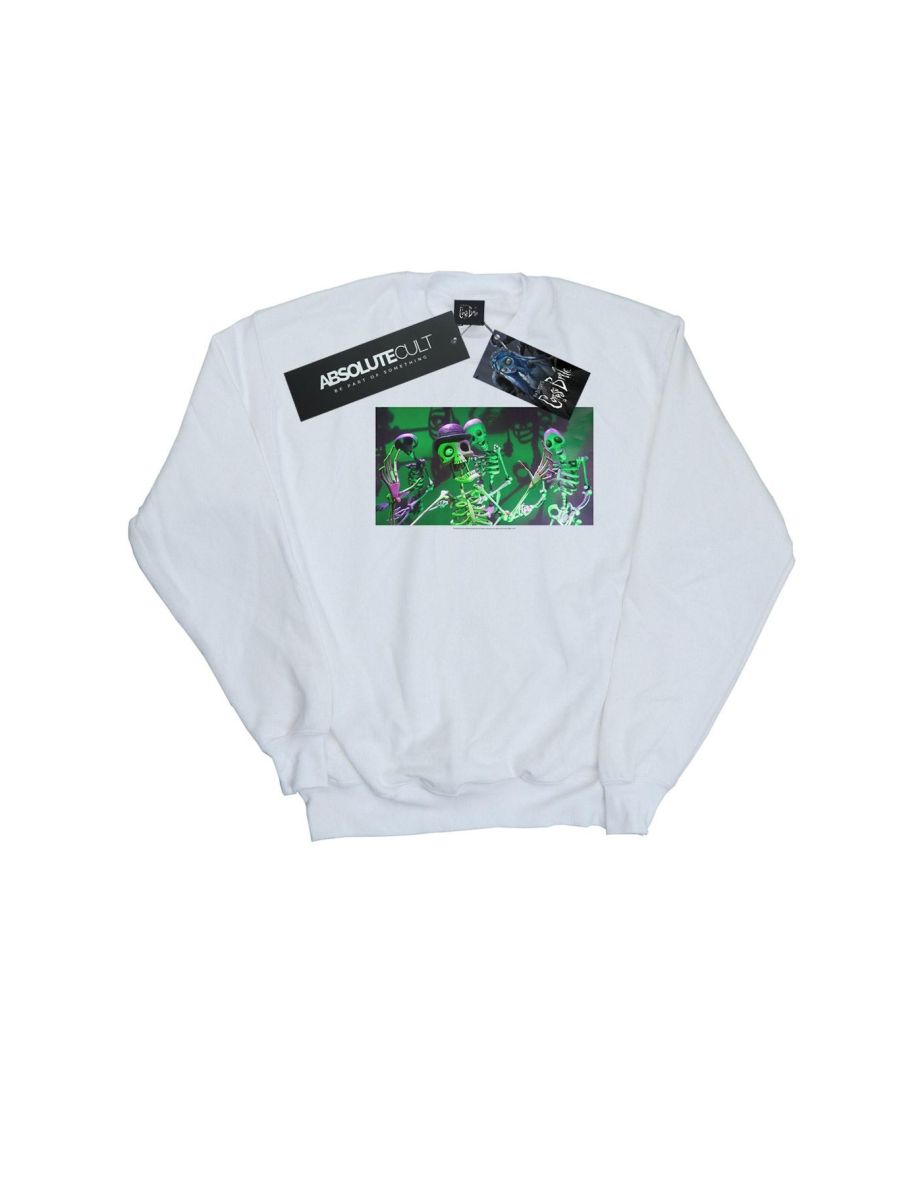 Corpse Bride Boys Mr Bone Jangles Sweatshirt - White