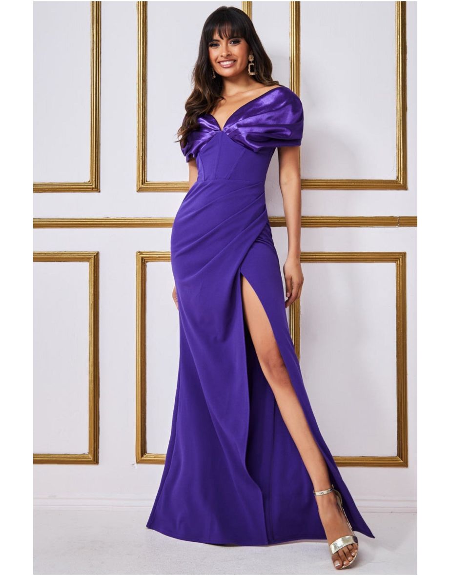 Women's Satin Dress Sleepwear Purple1  Womens satin dress, Satin dresses,  Dress