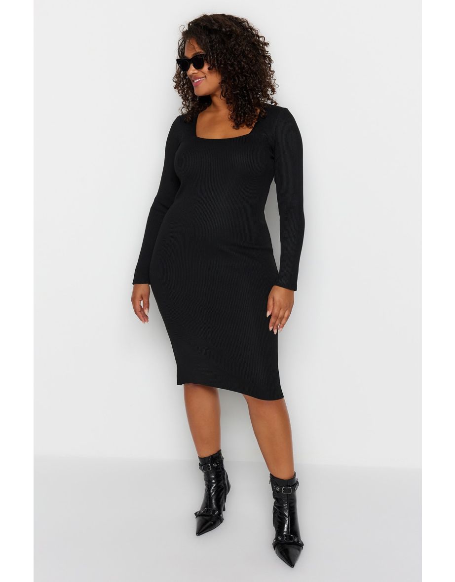 Plus Size Dress - Black