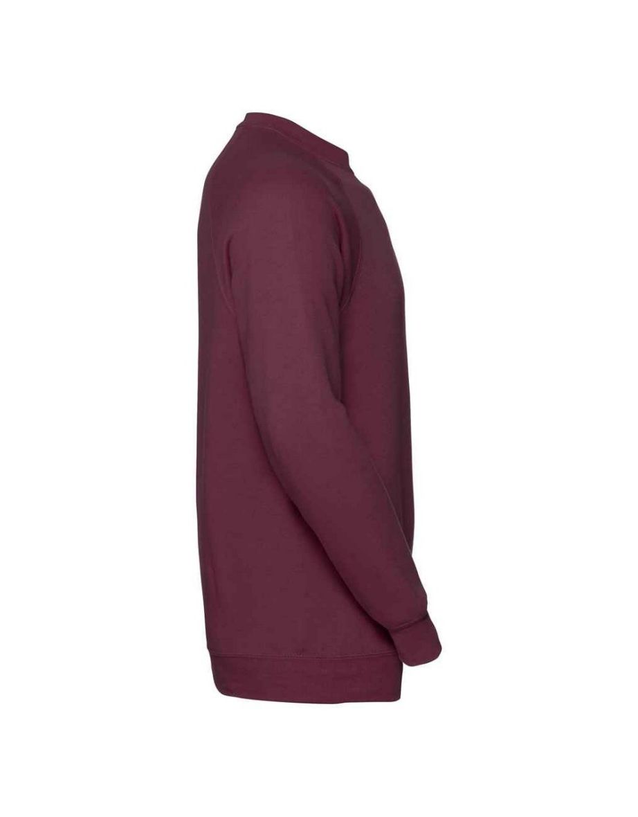 Russell Mens Spotshield Raglan Sweatshirt - Burgundy - 2