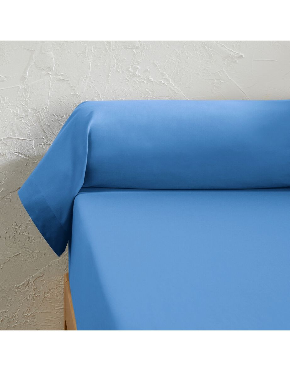 Scenario Plain Polycotton Bolster Pillowcase - 1