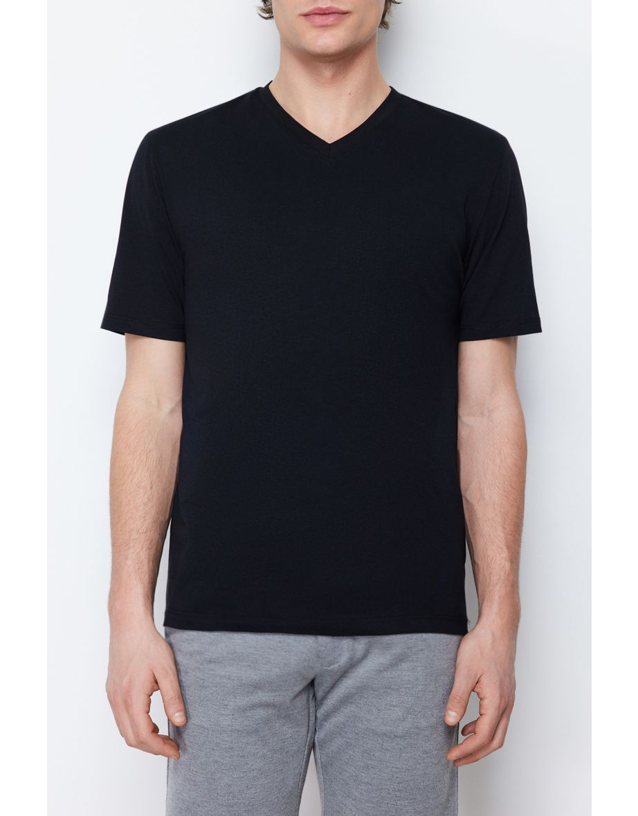 T-Shirt - Black - Slim fit - 13