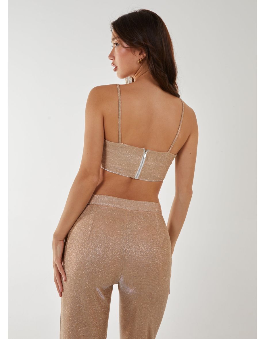 Metallic Crop Top - 3