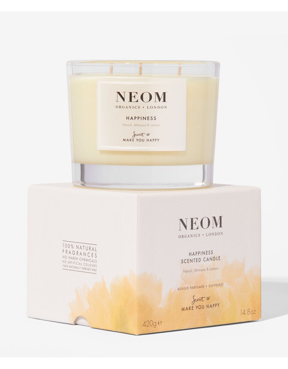 Happiness Scented Candle 3 Wick 50hrs