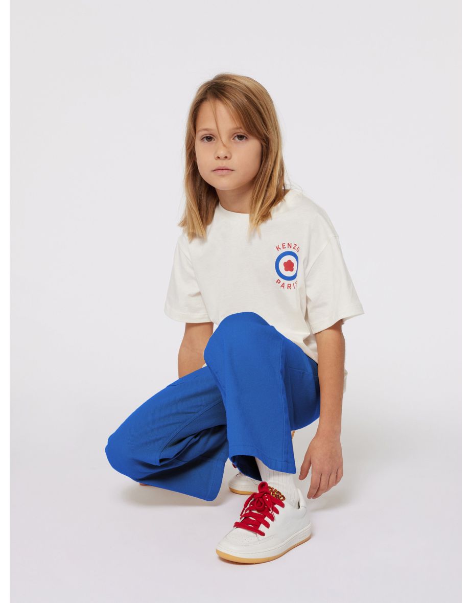 KENZO Girls Boke Flower T-Shirt in White