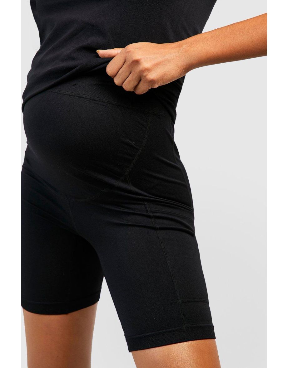 Maternity Seamless Seam Detail Cycling Shorts - 3
