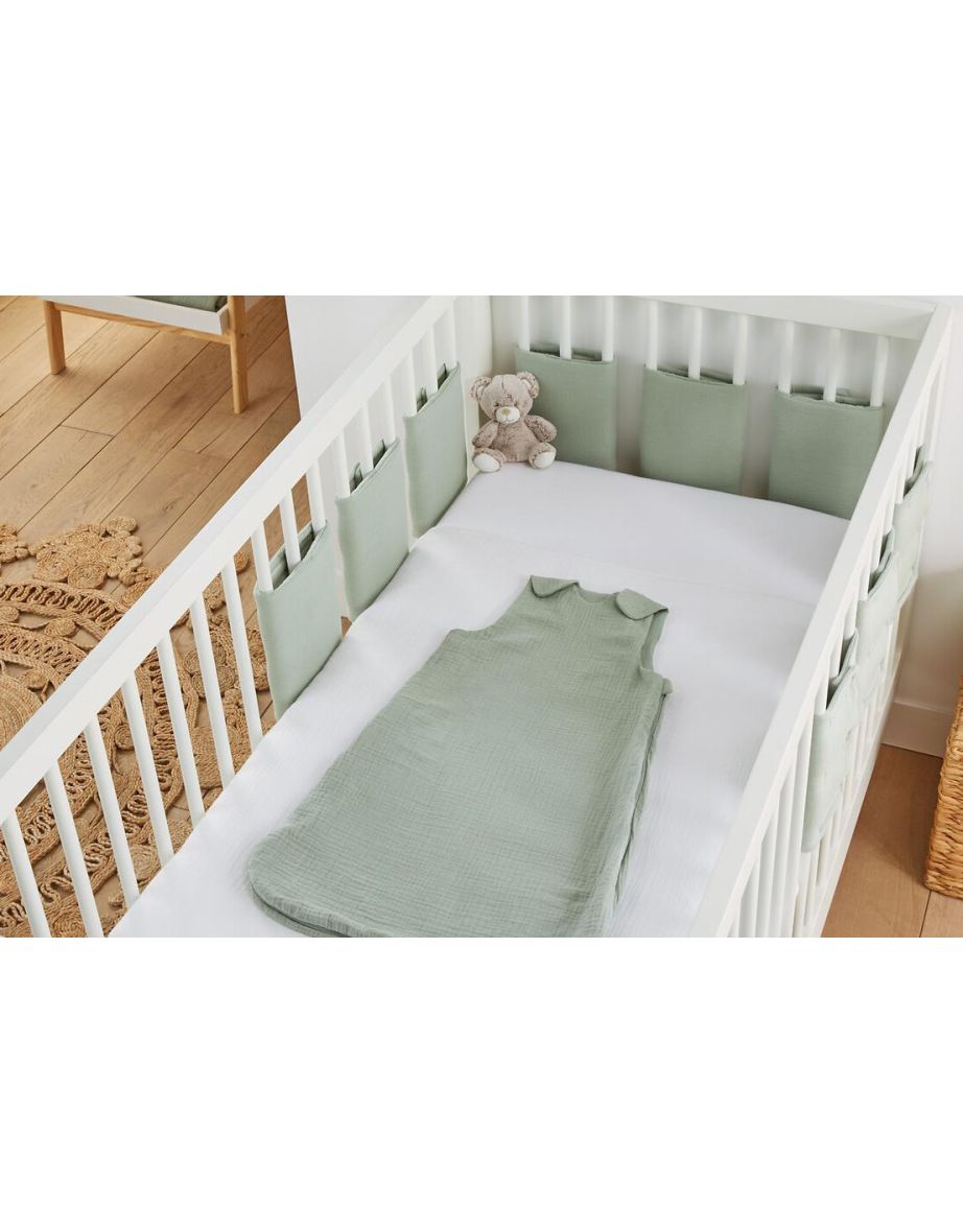 Kumla Cotton Muslin Cot Bed Bumper