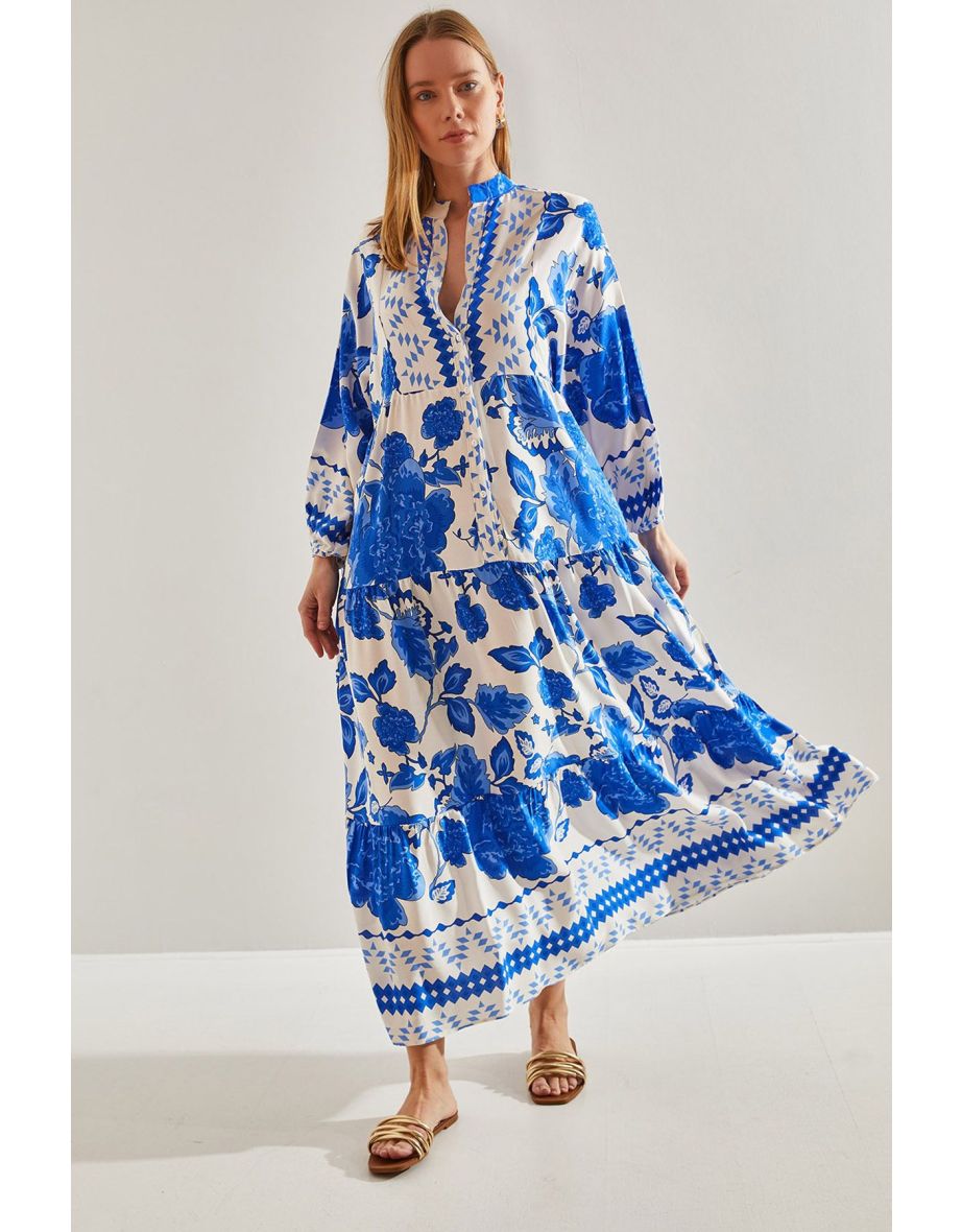 Women's Multi Patterned Viscose Dress
