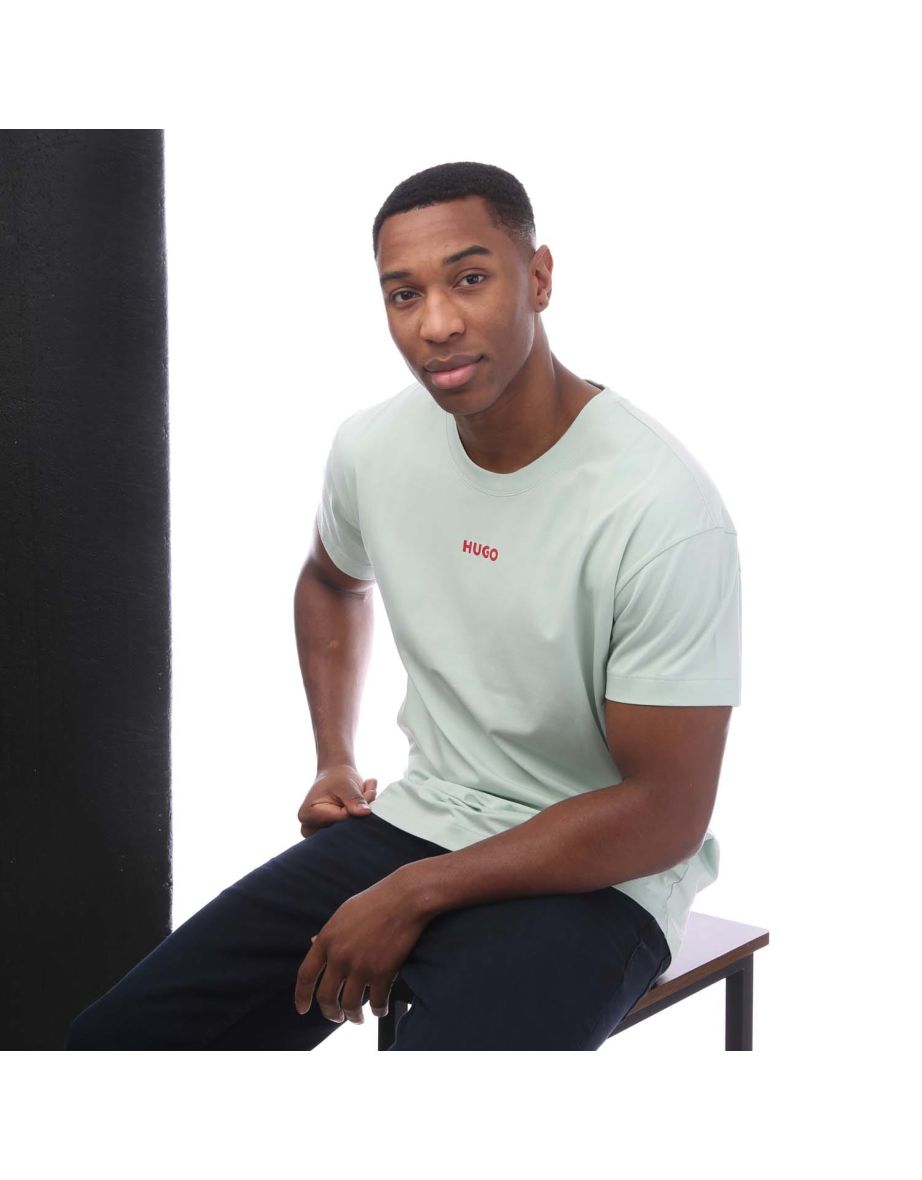 Men's Hugo Boss Linked T-Shirt in Green - 3