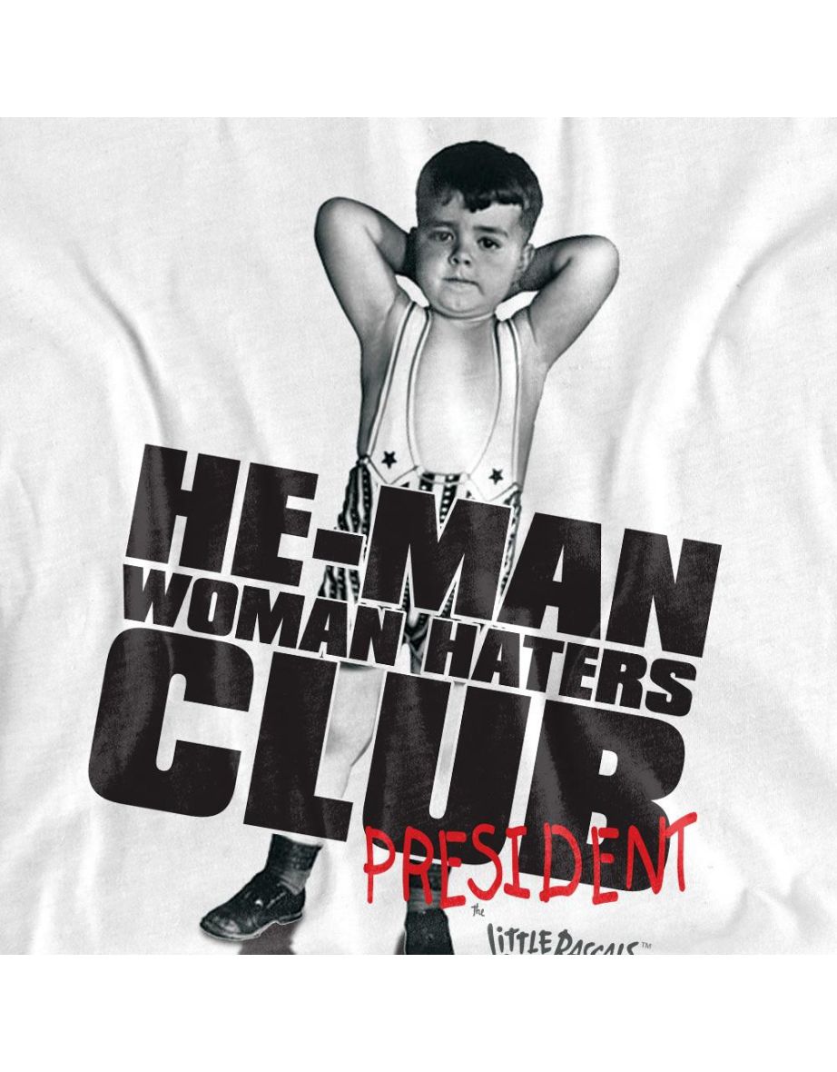 The Little Rascals Unisex Adult Club President T-Shirt - White - 3