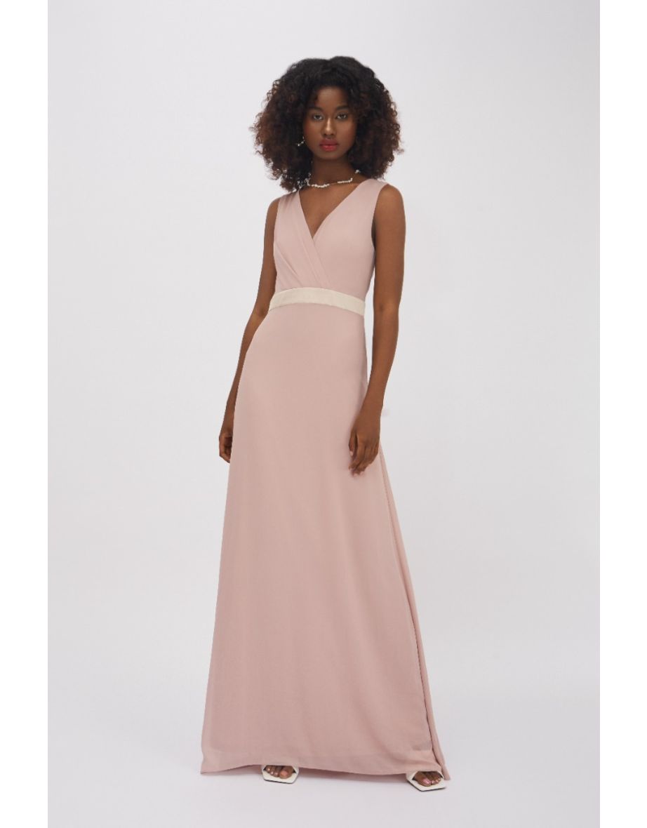 Shop TFNC Kyra Pale Mauve Maxi Dress Online in Qatar VogaCloset