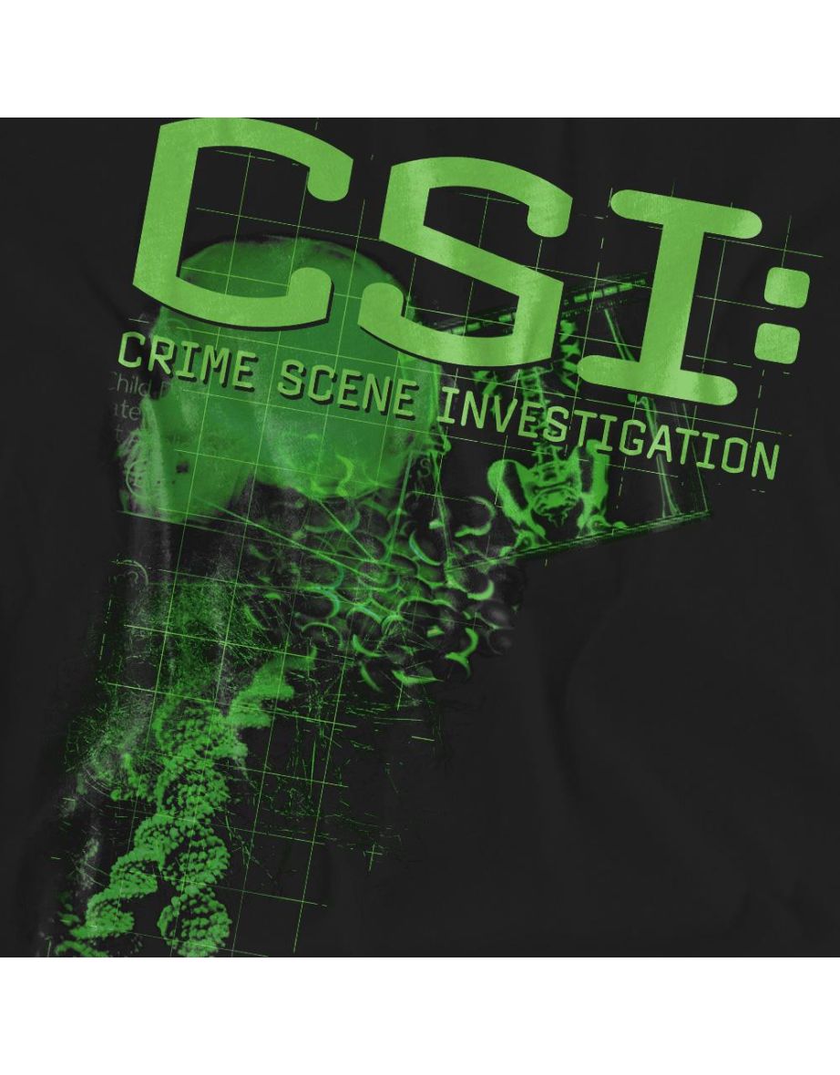 CSI Unisex Adult Evidence T-Shirt - Black - 3