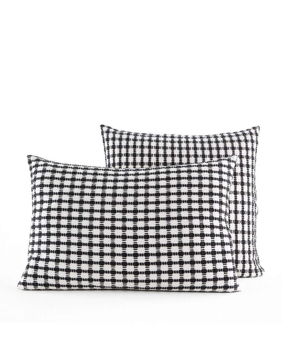 Mikonis Graphic 100% Washed Cotton Percale 200 Thread Count Pillowcase