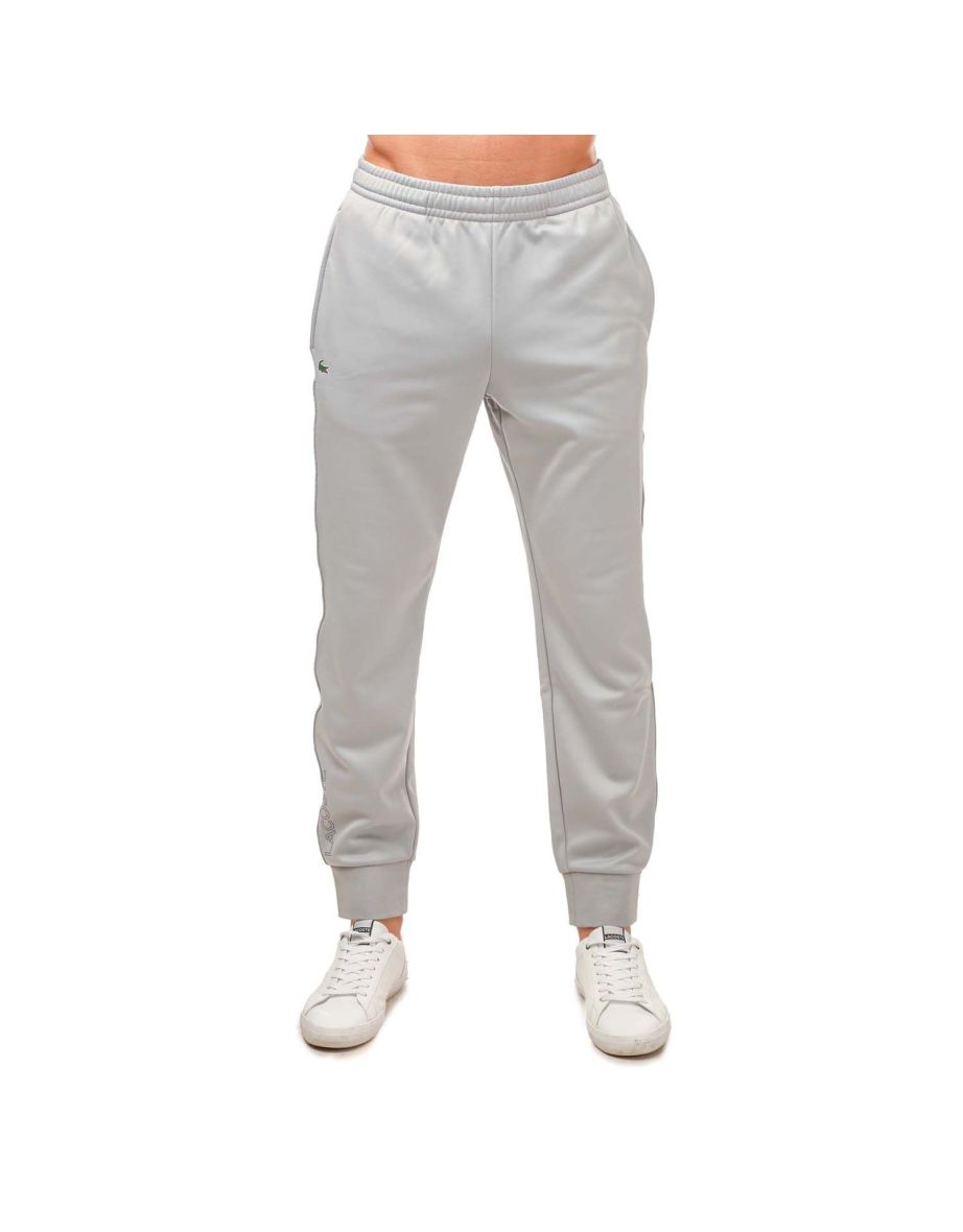 Shop Men s Lacoste Jogging Bottoms in Grey Online in United Arab Emirates VogaCloset