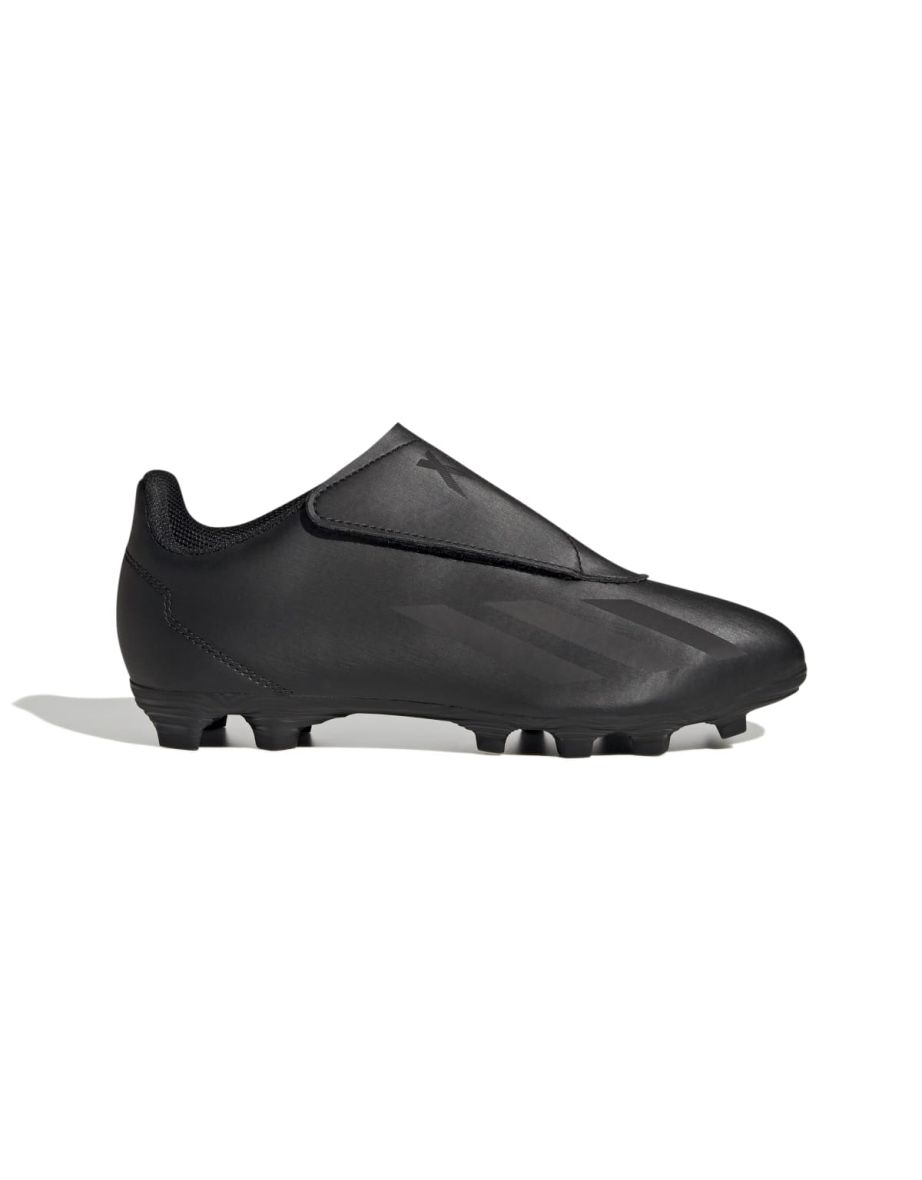 Boy's adidas Juniors X Crazyfast.4 Velcro Football Boots in Black