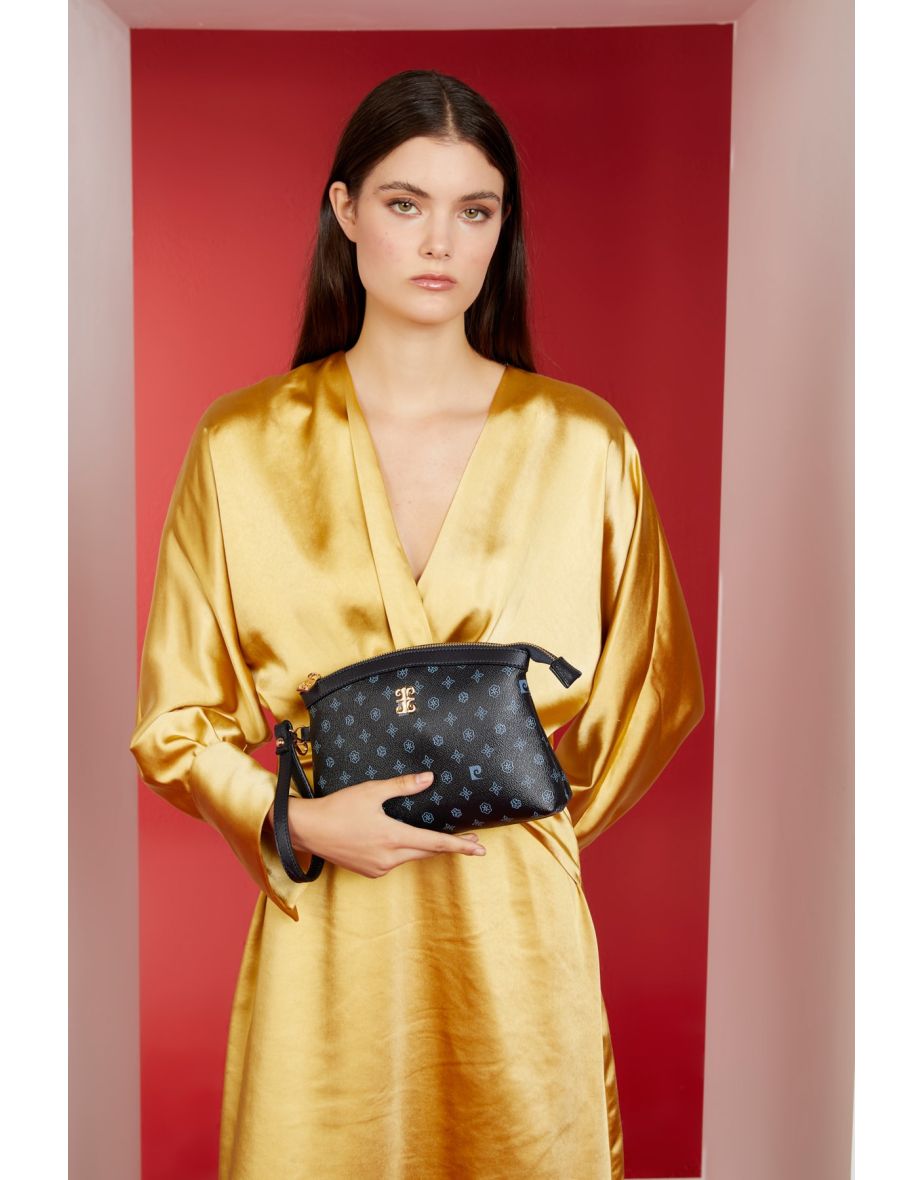 Navy and red clutch bag online