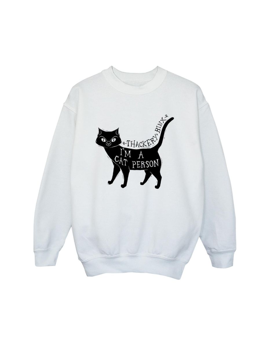Cat person sweatshirt clearance