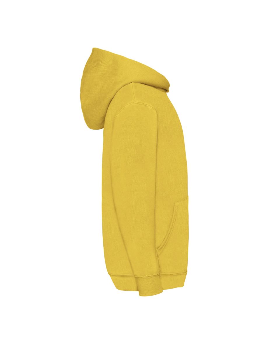 Fruit Of The Loom Childrens Unisex Hooded Sweatshirt / Hoodie - Sunflower - 1