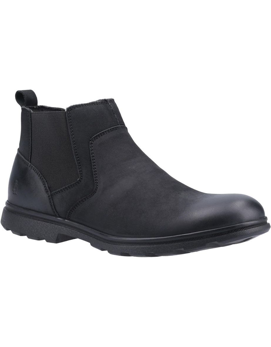 Black hush puppy boots store