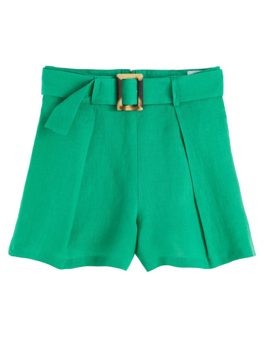 Linen Shorts, Made in France - 4