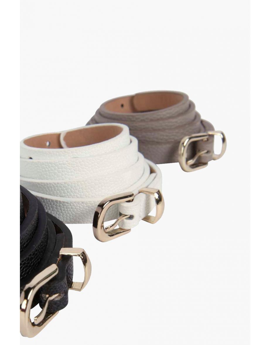 Kelsey Skinny Belts 3 Pack - MULTI - 2