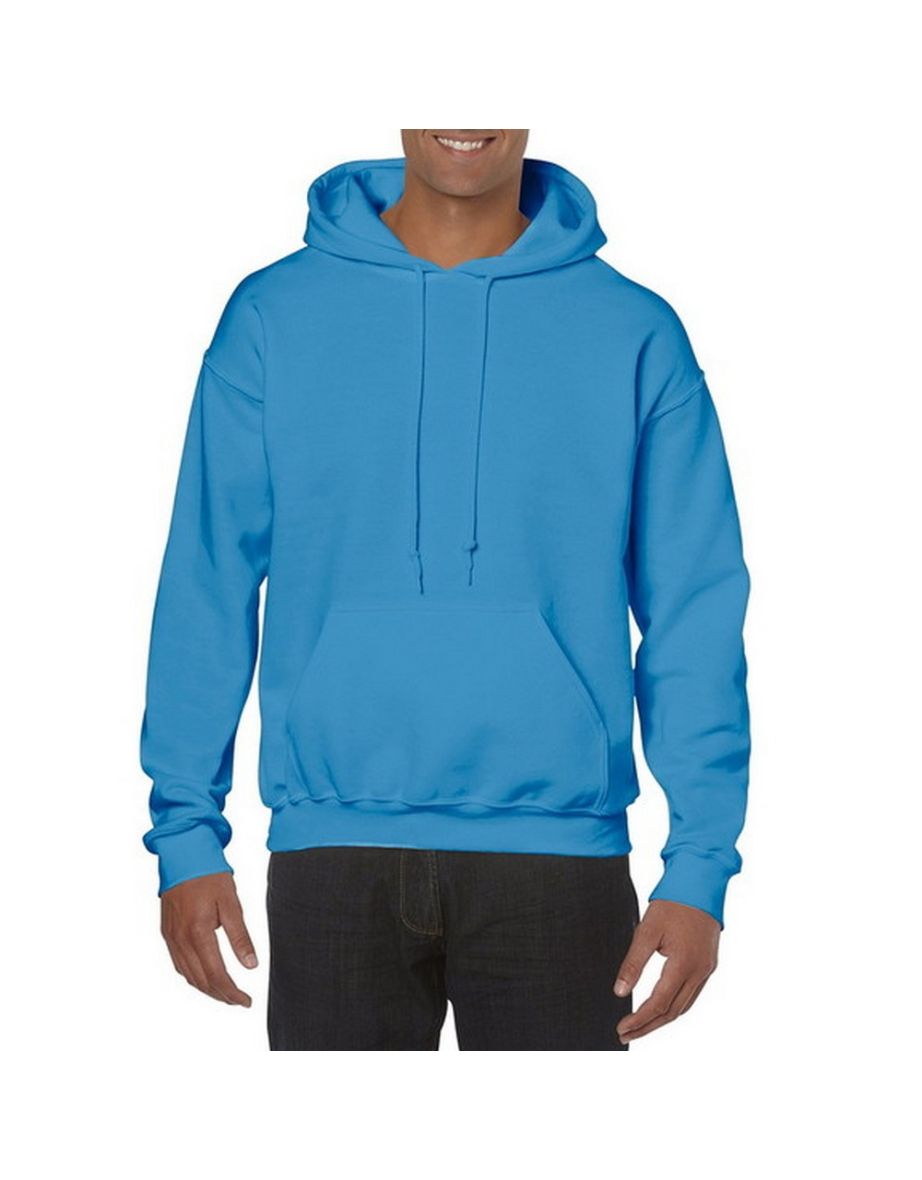 Gildan Heavy Blend Adult Unisex Hooded Sweatshirt / Hoodie - Sapphire - 2