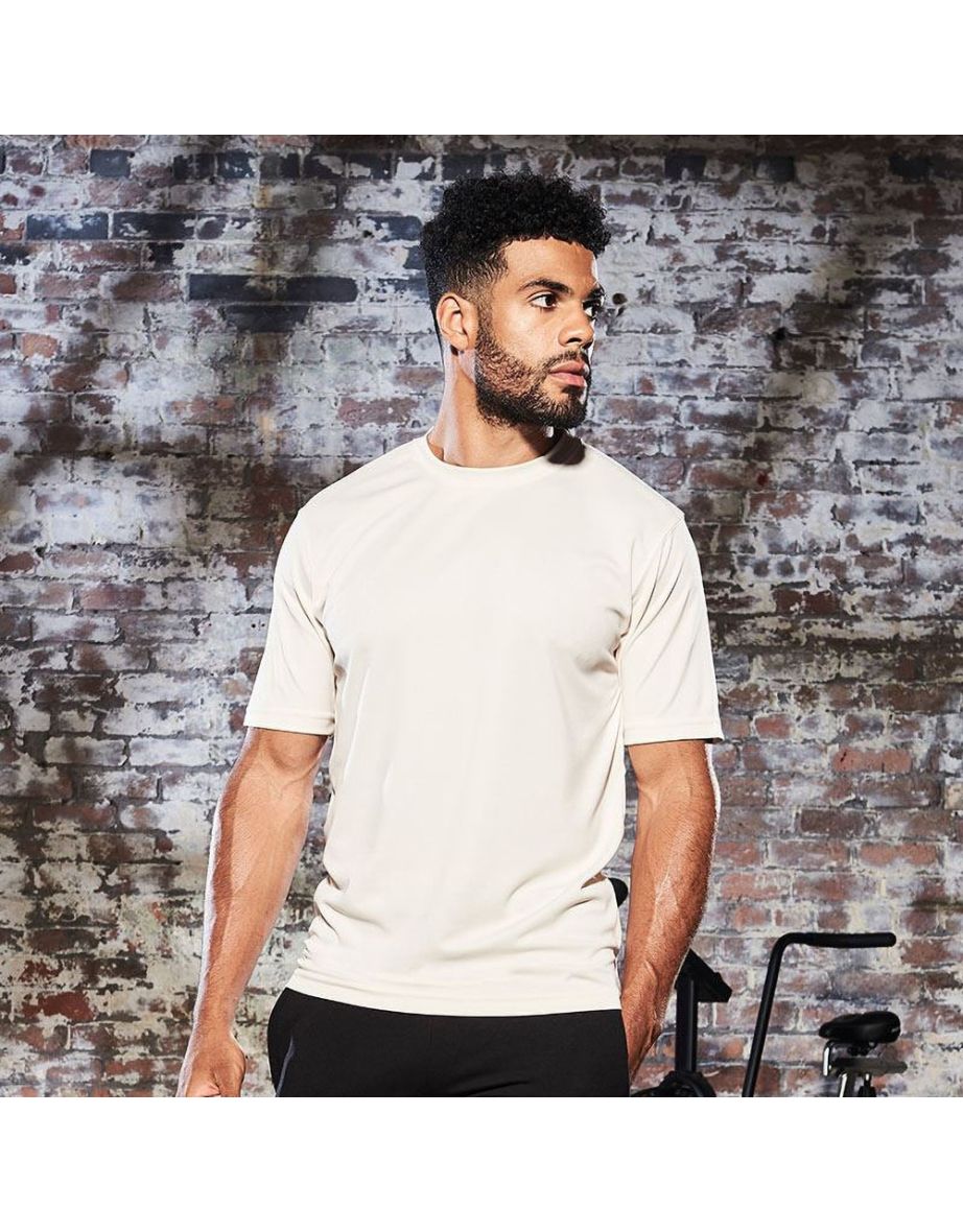 AWDis Just Cool Mens Performance Plain T-Shirt - Arctic White - 2