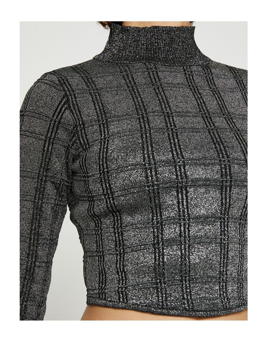 Women's Gray Sweater - 4