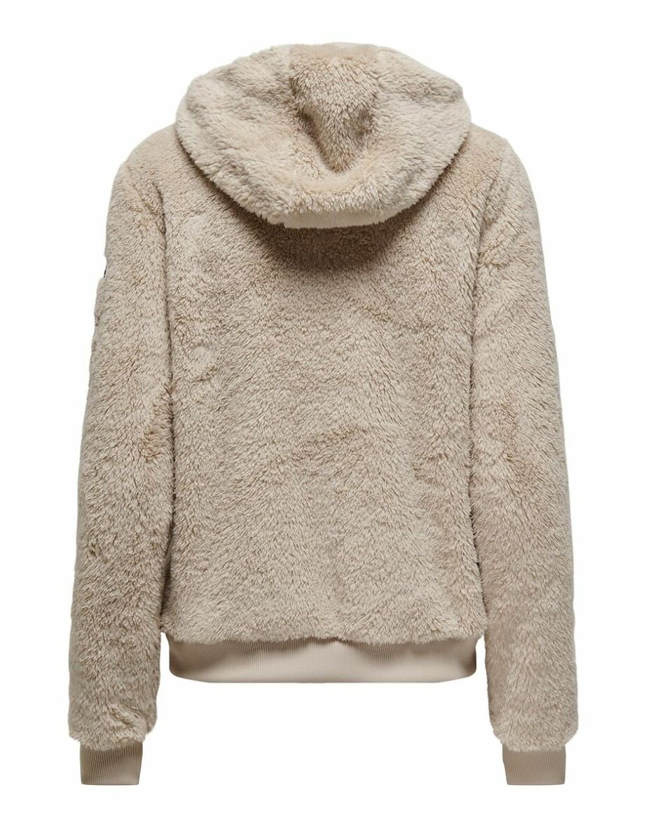 Fluffy Zip-Up Hoodie - 1