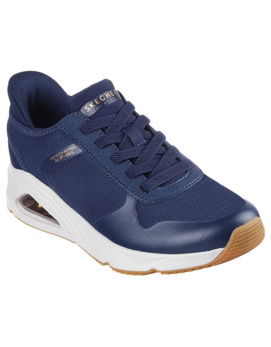 Skechers Womens/Ladies Tres-Air Uno Easy Steppers Trainers - Navy