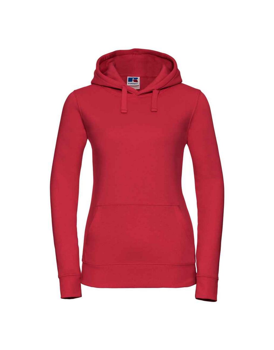 Russell Womens/Ladies Authentic Hoodie - Classic Red