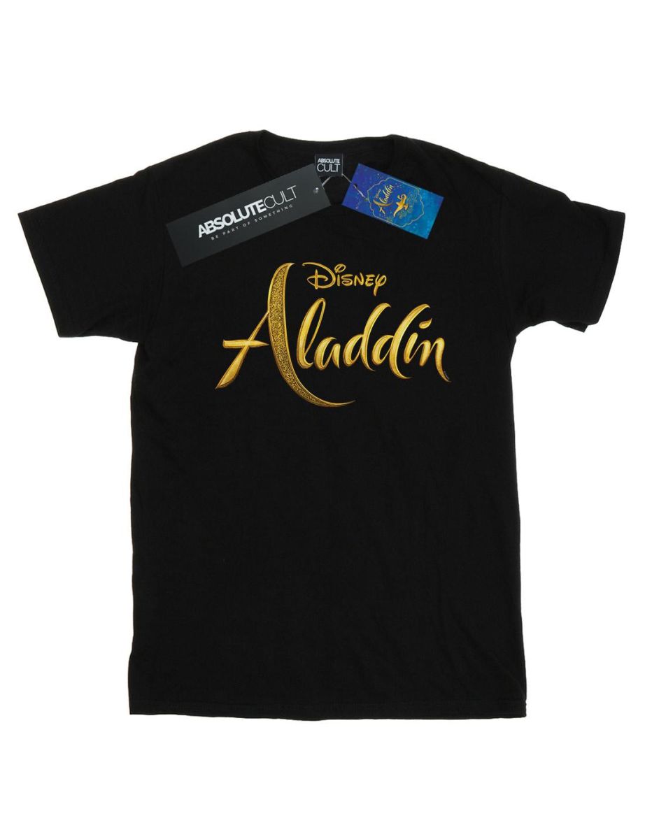 Disney Boys Aladdin Movie Logo T-Shirt - 1