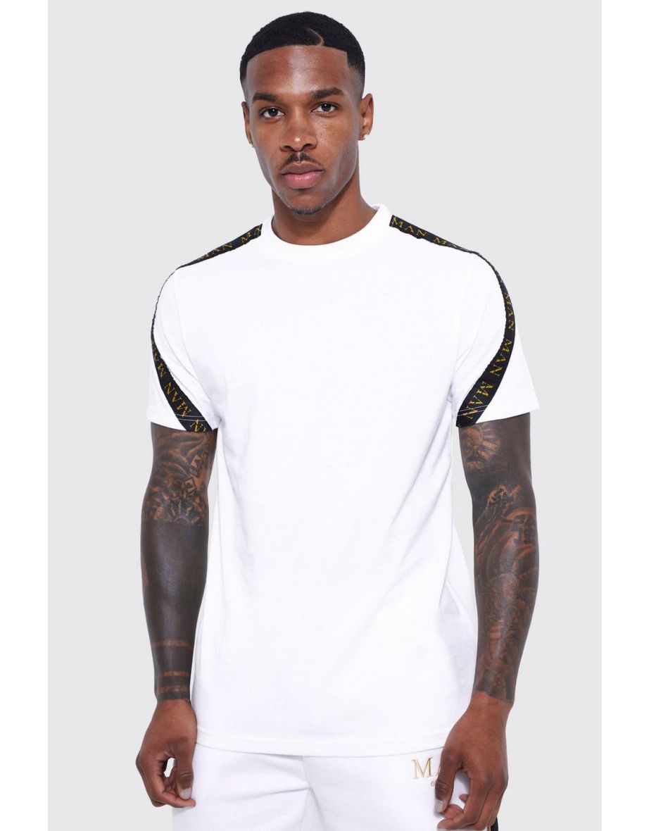 Adidas original tape t shirt clearance