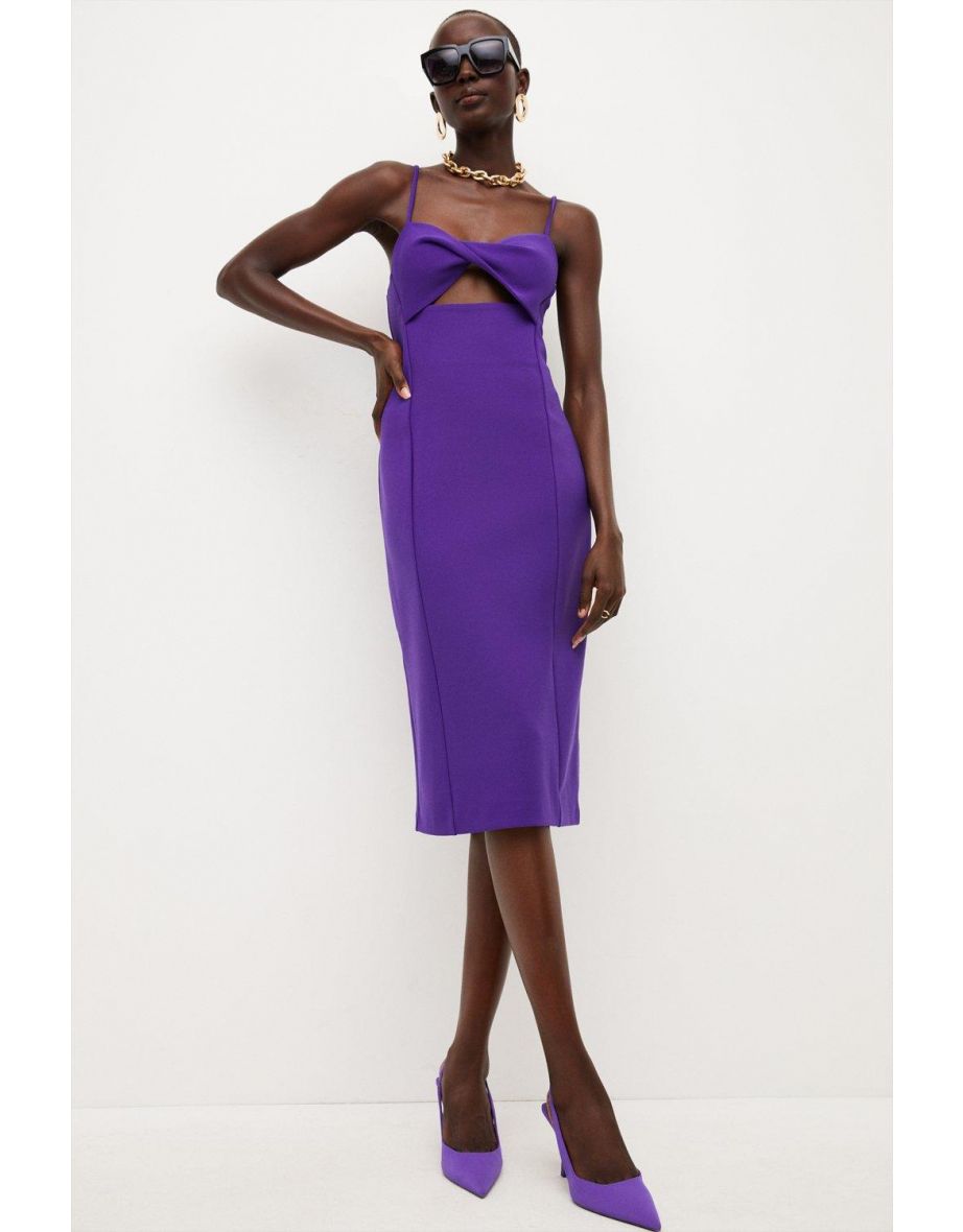 Front strappy deals dress