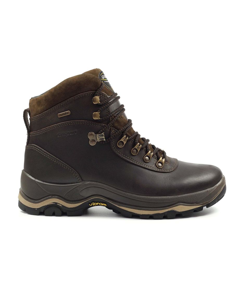 Grisport Mens Evolution Waxy Leather Walking Boots - Brown - 3