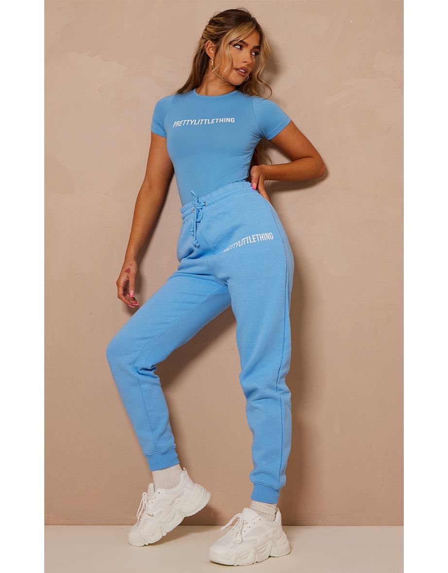Bright blue joggers sale