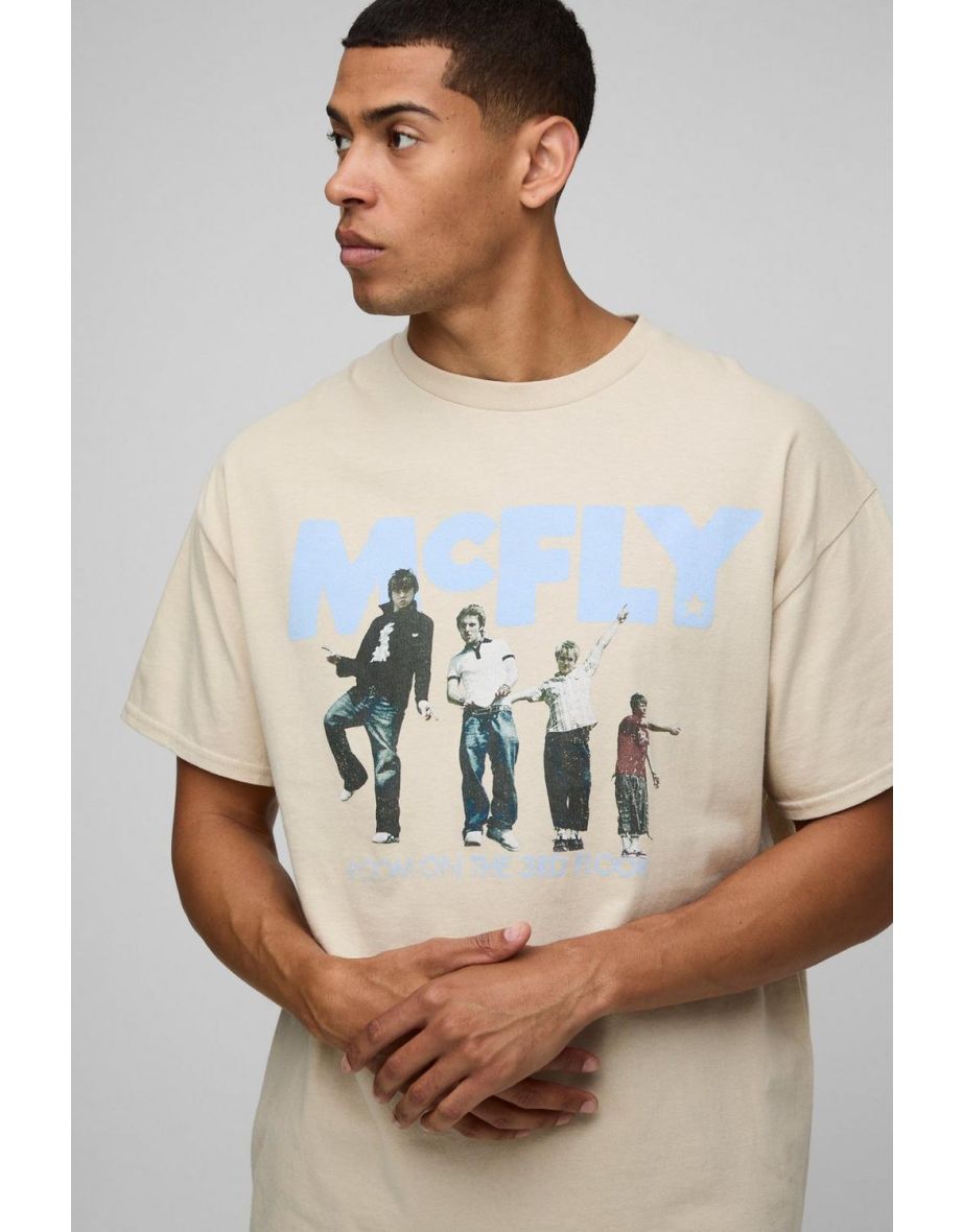 Stone Oversized McFly License T-Shirt - stone - 2