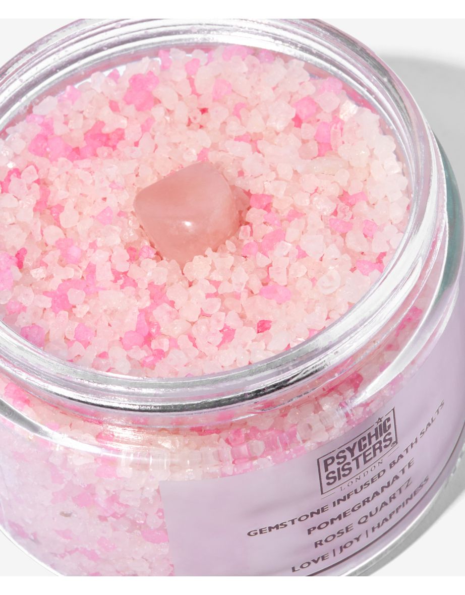 Bath Salts with Gemstone Rose Quartz 100g - 1
