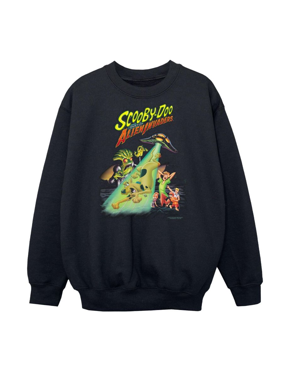 Shop Scooby Doo Boys The Alien Invaders Sweatshirt Black Online in Kuwait VogaCloset
