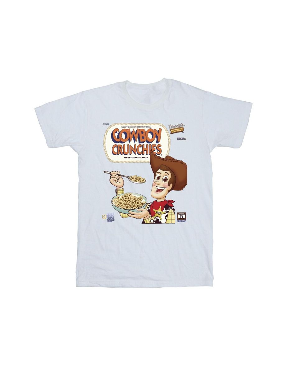 Disney Boys Toy Story Woody Cowboy Crunchies T-Shirt - White - 1