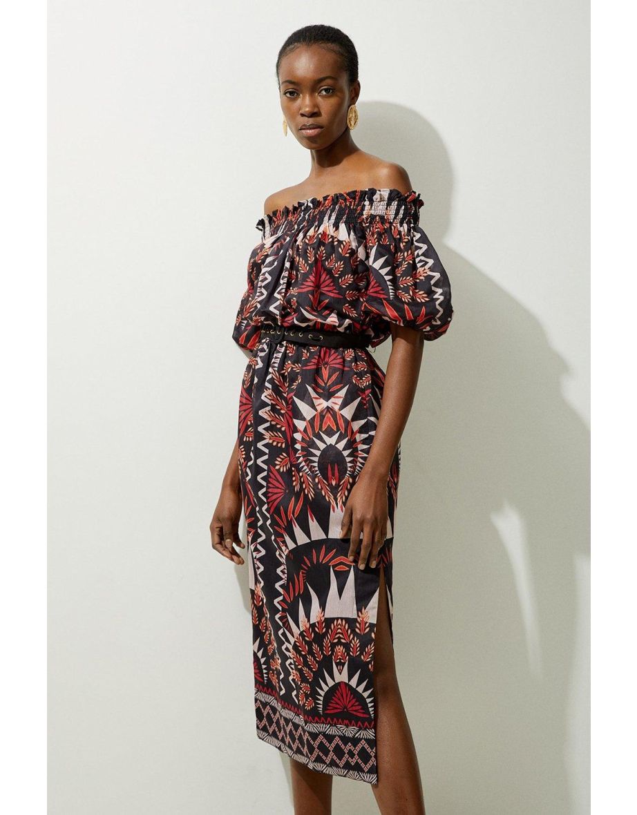 Bardot midaxi dress top