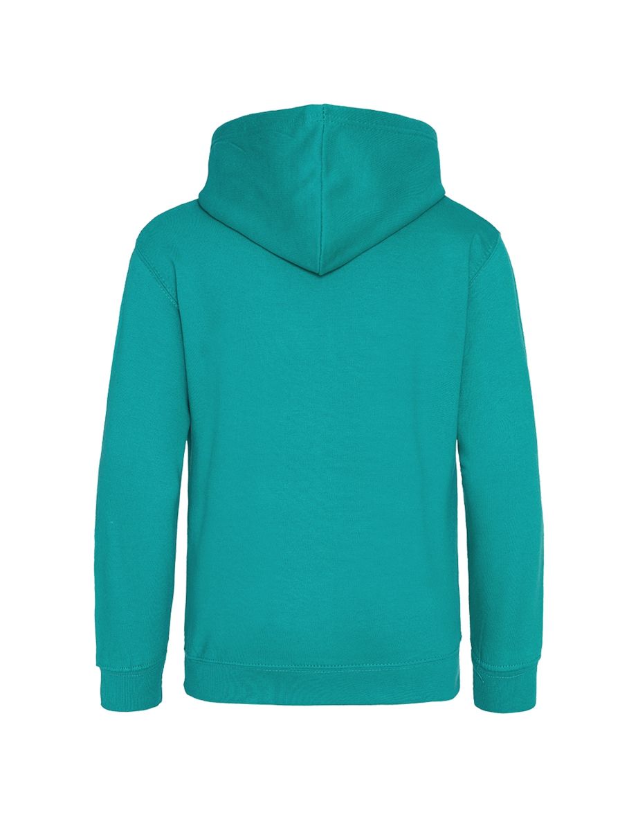 Awdis Kids Unisex Hooded Sweatshirt / Hoodie / Schoolwear - Jade - 1