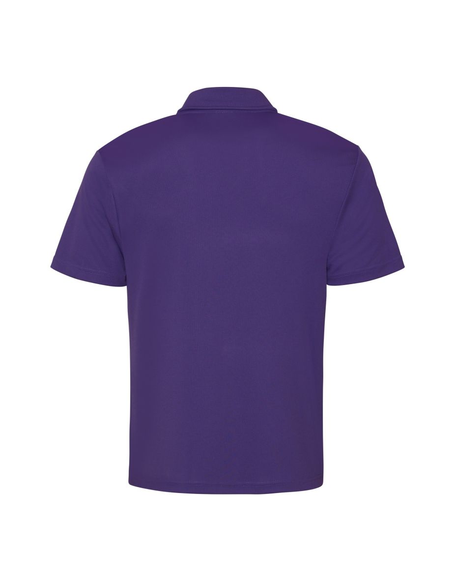 AWDis Just Cool Mens Plain Sports Polo Shirt - Purple - 1