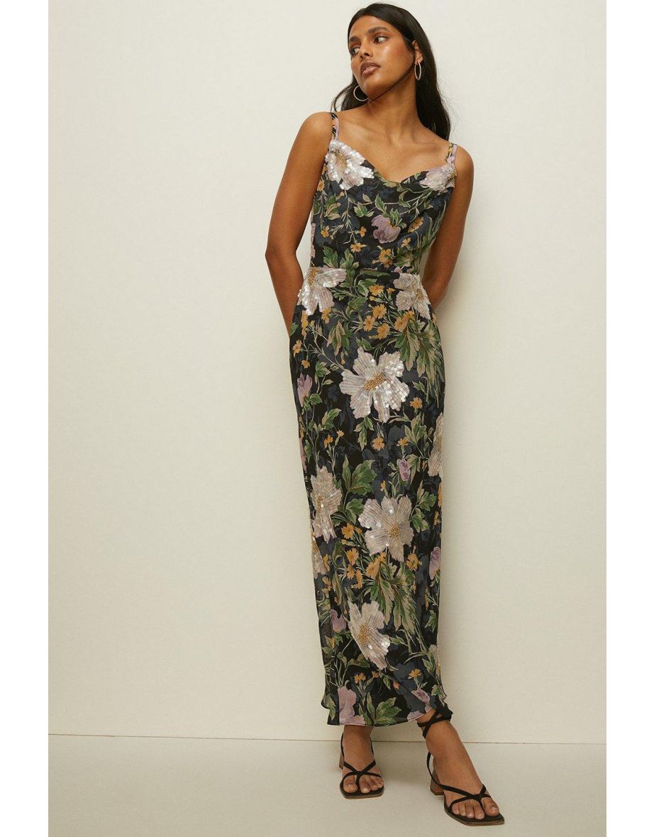Oasis cowl neck dress outlet